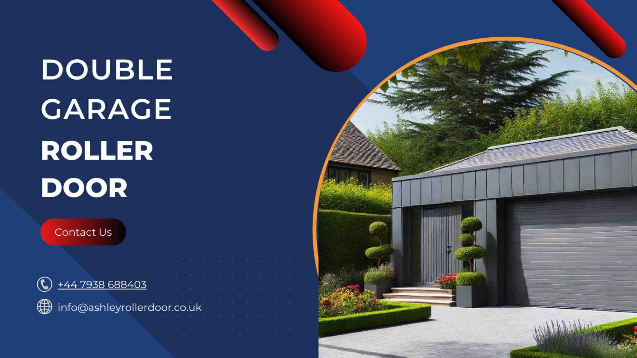 double garage roller door